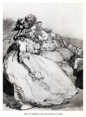 Mrs Fitzherbert and the Prince of Wales