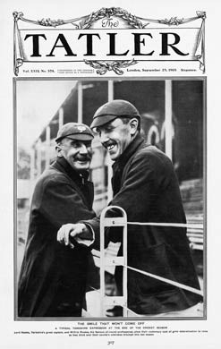 Lord Hawke and Wilfred Rhodes, 1908