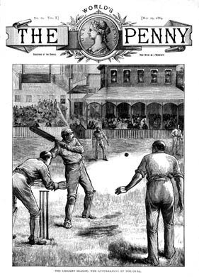 Australia At The Oval, 1884
