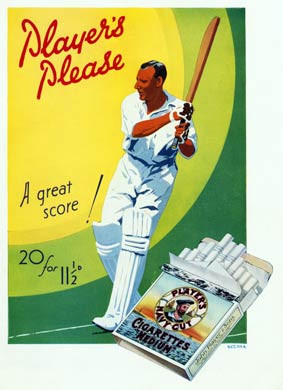 Player's Cricket Advert