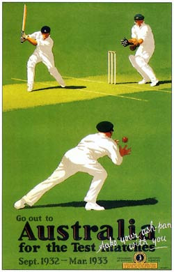 Go To Australia For The Tests, 1932
