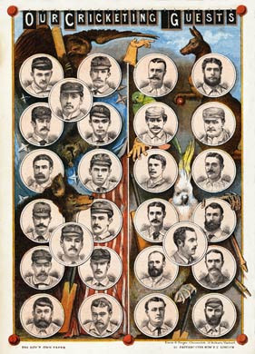 Our Cricketing Guests, 1884