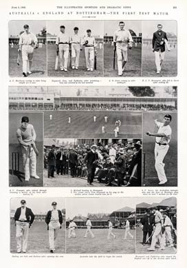 England v Australia, Notts, 1905
