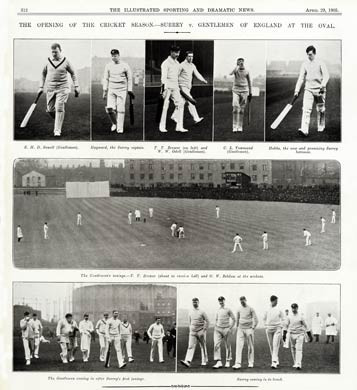 Cricket Season Opens, 1905