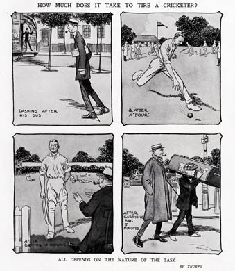 A Cricketer Tires