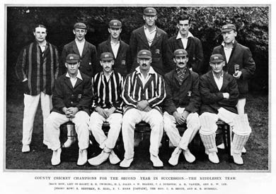 Middlesex, County Champions, 1921
