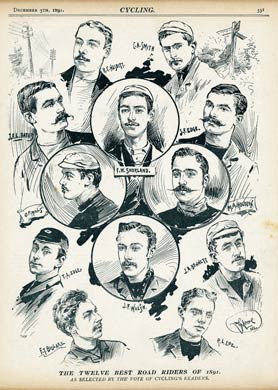 Cycling, Road Riders, 1891
