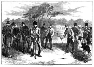Golf On Blackheath, 1870