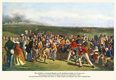 The Golfers at St Andrews