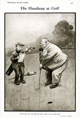 His Handicap At Golf