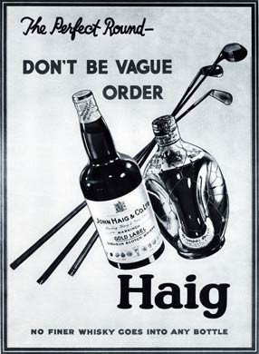 Haig Whisky Golf