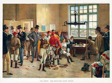 Derby, The Weighing Room