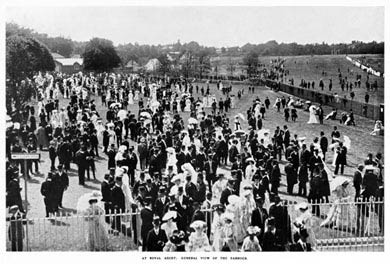 Ascot, The Paddock, 1905