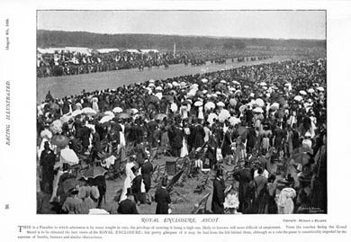 Ascot, Royal Enclosure, 1895