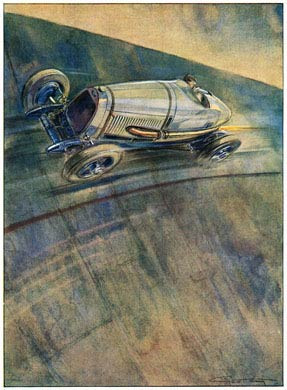 Delage at Montlhery, 1928