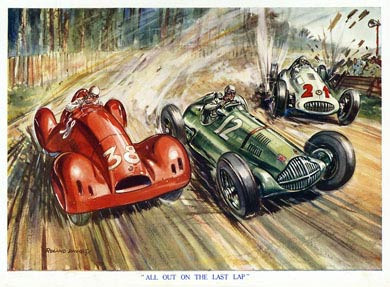 All Out On The Last Lap