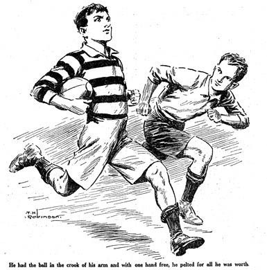 Rugger, Ball Under Arm, 1927
