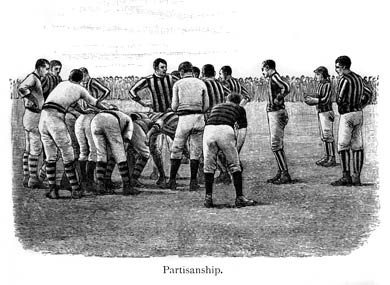 Victorian Rugby, Partisanship