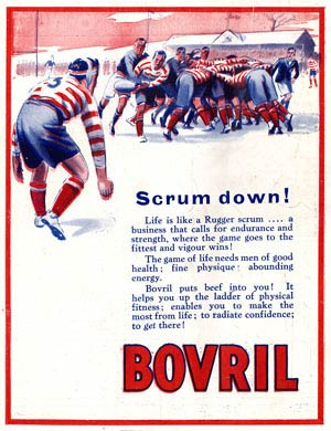 Scrum Down for Bovril, 1928