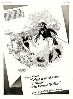 Johnnie Walker at Twickenham, 1931