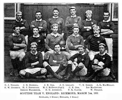 Scotland, v England, 1890