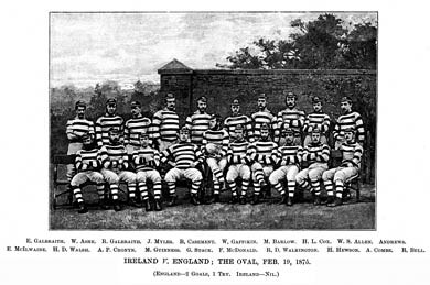 Ireland's First Team, 1875