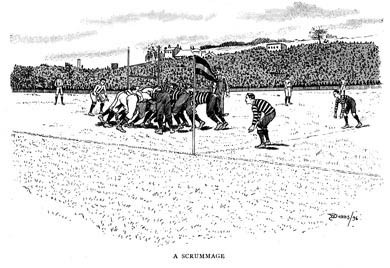 A Scrummage, 1896