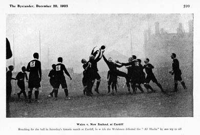 Wales v New Zealand, 1905
