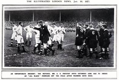 Cyril Brownlie Sent Off