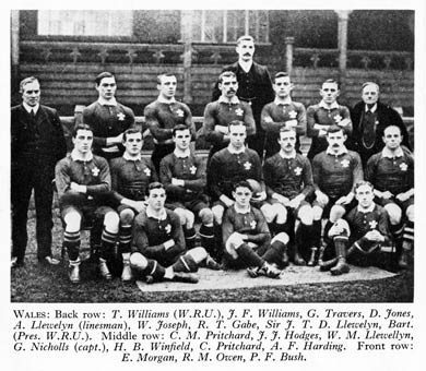 Wales Team v New Zealand 1905