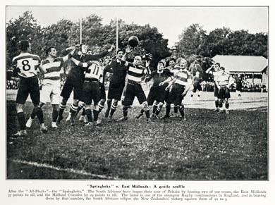 East Midlands v South Africa, 1906
