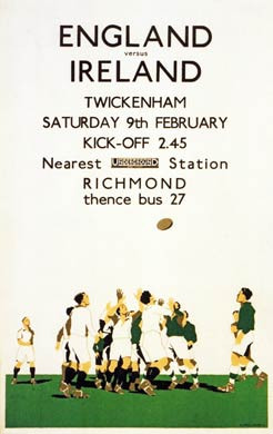 England v Ireland by Underground