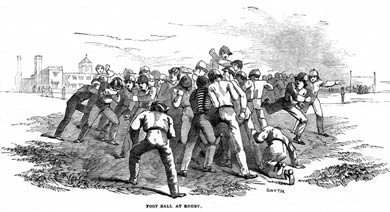Rugby at Rugby School, 1845