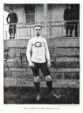 Frantz Reichel, French Rugby Captain, 1893