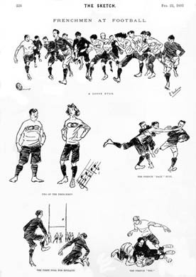 Frenchmen at Football, 1893