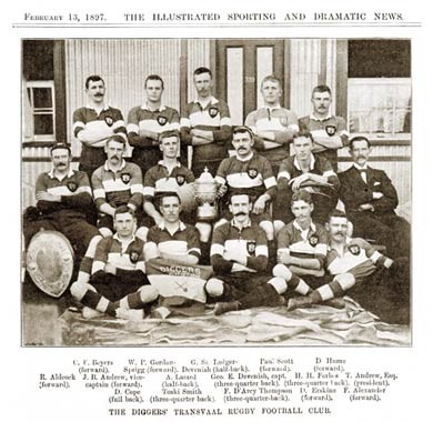 Diggers Transvaal RFC, 1896