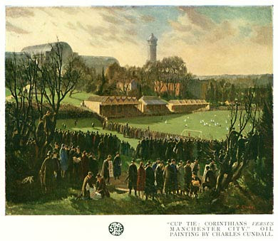 Corinthians v Man City, Crystal Palace, FA Cup, 1926