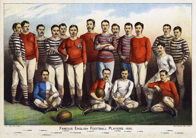 Famous English Footballers, 1881