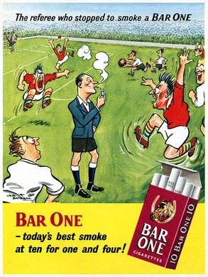 Bar One Football Ad