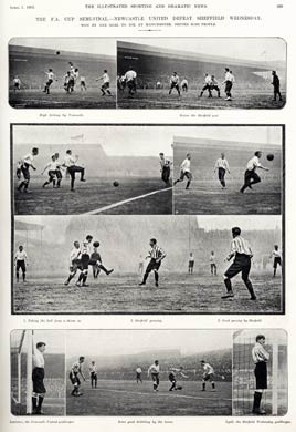 Newcastle 1 Owls 0, FA Cup Semi, 1905