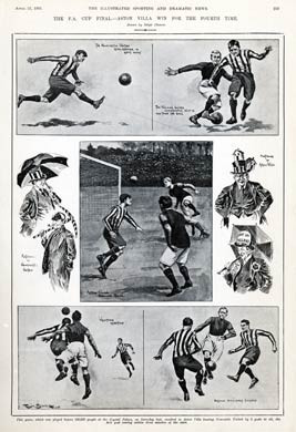 Aston Villa win the FA Cup, 1905