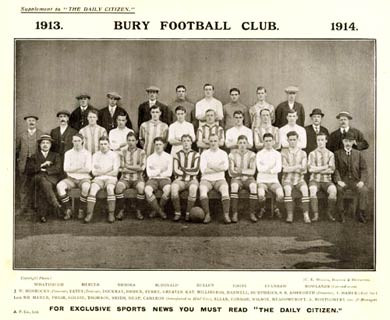 Bury FC, 1913