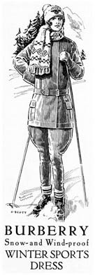 Burberry Skier, 1925