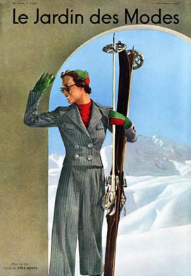 Jardin Des Modes, Pour le Ski, 1936