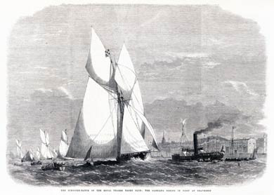 Schooner Match Royal Thames Yacht Club, 1865