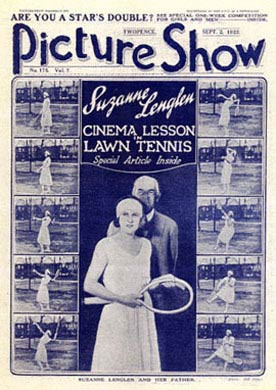 Picture Show Tennis, Suzanne Lenglen