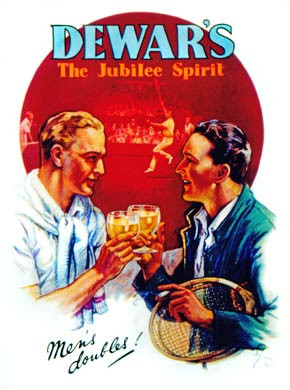 Dewar's Tennis Ad, 1935