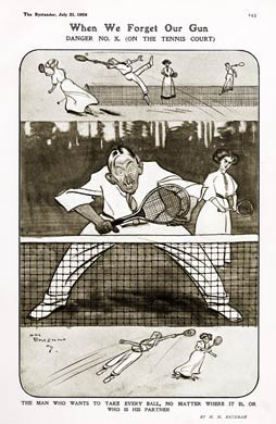 Tennis Doubles Danger