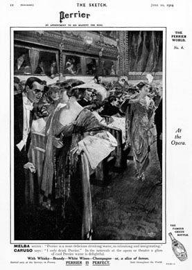 Perrier Opera Advertisement