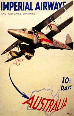 Imperial Airways, Australia, 1935